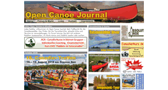 Desktop Screenshot of opencanoejournal.de