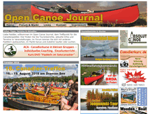 Tablet Screenshot of opencanoejournal.de